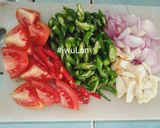 Foto langkah ke 1 dari resep Tumis Udang Cabe Ijo.