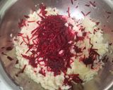 A picture of step 3 of Beetroot Tikki.