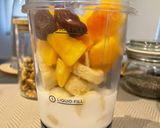 A picture of step 1 of Banana and Nectarine Smoothie Bowl.
