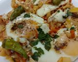 A picture of step 7 of Afghani touch omelette.