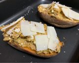 Foto del paso 4 de la receta Boniato relleno de pollo al pesto🌱🍠