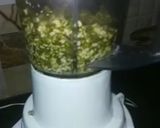 A picture of step 1 of Moong dal chilla.