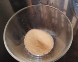 A picture of step 2 of White Chocolate mousse.