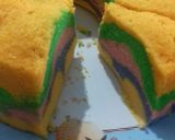 Foto langkah ke 9 dari resep Bolu putih telur pelangi.