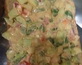 A picture of step 4 of Chilli sandwich.