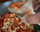 Foto del paso 7 de la receta: Bacalao skrei fresco en salsa de cebolla con tarrina de arroz integral