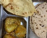 A picture of step 4 of Arbi fry.