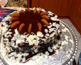 Barackos csokoládés torta recept fázis 10 fotója
