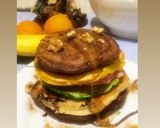 Φωτογραφία βήματος 7 της συνταγής Τα Pancakes των χρωμάτων ♠️💜(νηστίσιμο)