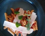 A picture of step 9 of Penne Alla Smirnoff.