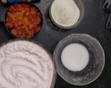 A picture of step 1 of Fruity Easter bread.