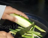 Foto langkah ke 2 dari resep Es Jeruk Timun Serut.
