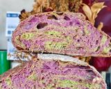 Foto langkah ke 23 dari resep Green Tea Taro Sourdough Bread.