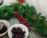 Foto del paso 1 de la receta Tronco de Navidad con cerezas borrachas