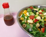 Alap saláta Kedvenc dresszinggel recept fázis 4 fotója