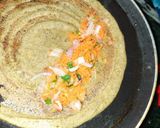 A picture of step 5 of Green gram & Urad dal dosa.