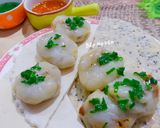 Hình bước làm 4 của món Bánh tráng kẹp bánh ít nhân tôm thịt