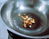 A picture of step 3 of Yummy tasty copra banana dry fruit Burfi.