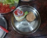 A picture of step 17 of Veg Aloo Tikki Burger.