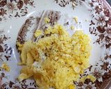 รูปขั้นตอนการทำที่ 2 ของ ตอร์ติญ่า ไส้ไข่คนแฮมชีส