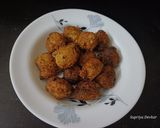 A picture of step 3 of Banana Modak.