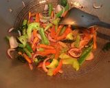 A picture of step 4 of Rava / Sooji Upma.