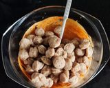 A picture of step 6 of Soya chunks, potato biryani.
