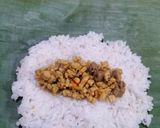 Foto langkah ke 4 dari resep Nasi Bakar Tempe Ati Ampela.