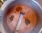 A picture of step 9 of Peanut sauce and matoke.