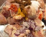 Hình bước làm 1 của món Mì quảng gà !