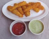 A picture of step 4 of Baby corn Finger Fritters.