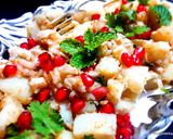A picture of step 3 of Navratri Vrat Sweet Potato Chat or Shakarkandi Chat.