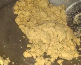 A picture of step 2 of Gur papdi.