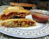 A picture of step 7 of Dosa Sandwich which is Simple and Tasty.