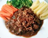 Foto langkah ke 4 dari resep Daging Sapi Teriyaki.