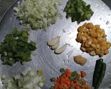 A picture of step 1 of Vegetable Soup.