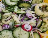 Kalocsai Krumlis hús Kapros tejfölös Savanyúság recept fázis 2 fotója