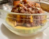 南瓜蒸肉的食譜步驟2照片