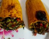 Foto del paso 9 de la receta: Zucchini relleno con jamón y verduras