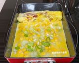 A picture of step 7 of Corn and Sausage Tamagoyaki.