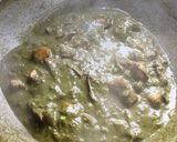 A picture of step 6 of Palak Paneer.