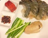 Hình bước làm 1 của món Tôm áp chảo sốt chao đỏ