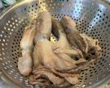 Hình bước làm 1 của món Bạch Tuộc Trộn Kim Chi