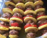 Gluténmentes magyaros fasírtnyársak recept fázis 5 fotója