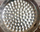 A picture of step 3 of Boondi Ladoo.