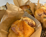Foto del paso 5 de la receta: Muffins marmolados de vainilla y chocolate