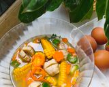 Foto langkah ke 5 dari resep Sup Pelangi Bakso.