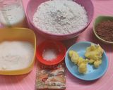 Foto langkah ke 1 dari resep Chocolate Wall Roll Bread, eggless.