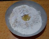 A picture of step 1 of Aloo Kachori.