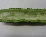 吻仔魚炒苦瓜(簡單料理)的食譜步驟2照片